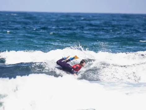 Paloma Freyggang brilló en el incio del Mundial de bodyboard en Iquique