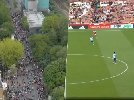 Frustración total: hinchas del Arsenal abandonan el estadio