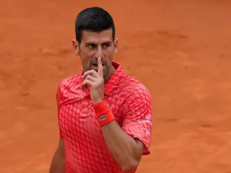 En buen chileno: Djokovic se pica a choro tras violento pelotazo