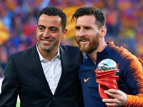 A Xavi le brillan los ojitos pensando en su Barcelona con Messi