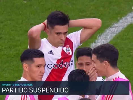 Solari sufrió sobre el césped la muerte de un hincha de River