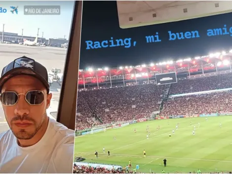 El viaje de Chelo Díaz para alentar a Racing vs Flamengo