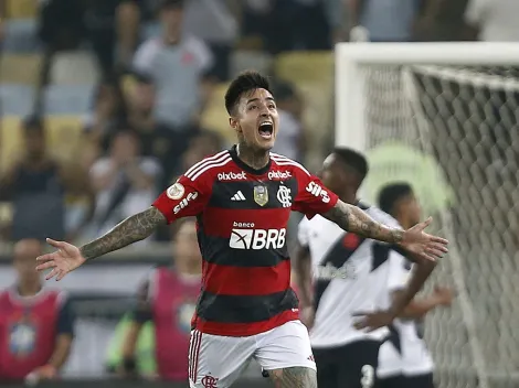 Pulgar levanta al Flamengo con un gol ante Santos