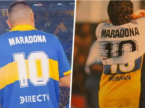 El hermoso gesto de Riquelme con Maradona en su despedida