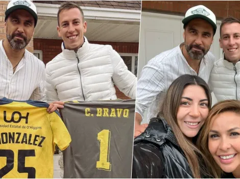 La estelar reunión de Nacho González con Claudio Bravo