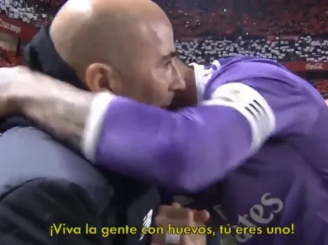 Sergio Ramos a Sampaoli: "Viva la gente con huevos"