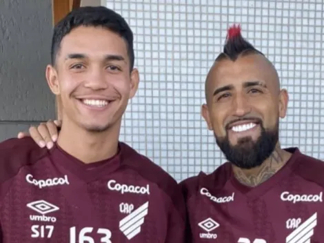 Vidal ya pasea con nuevo dorsal en el Paranaense