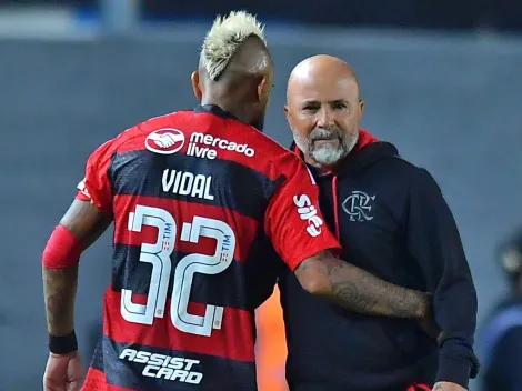 La verdad tras la pelea de Arturo Vidal con Sampaoli en Flamengo