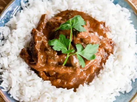 Receta de Strogonoff para el almuerzo