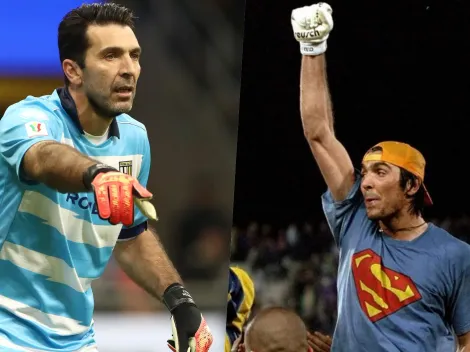 Buffon se viste de Superman para anunciar su futuro