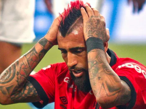 Vidal descartado en Athletico Paranaense