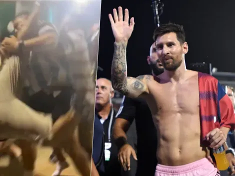 Argentinos fanáticos de Messi muestran la hilacha con feroz pelea