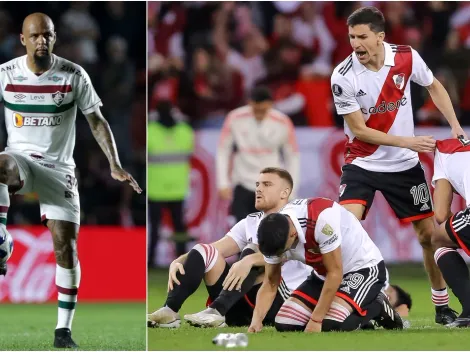 La burla de Felipe Melo a River por eliminación de Libertadores