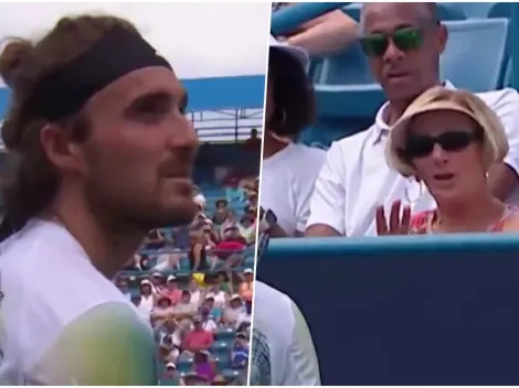 El troleo más bizarro de la historia: la mujer abeja "ataca" a Tsitsipas