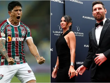 Goleador de Fluminense bautiza a hija en honor a Messi y Antonella