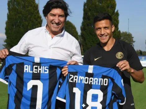 Zamorano le da la bienvenida a Alexis al Inter: "¡Vamos!"