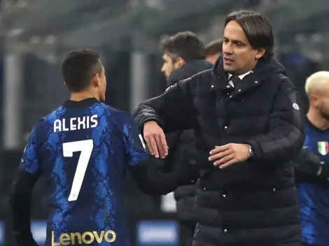 Inzaghi celebra tener a Alexis en el Inter de Milán
