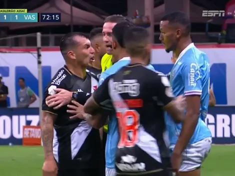 A nada de que se le saliera la cadena: Medel furia en empate del Vasco