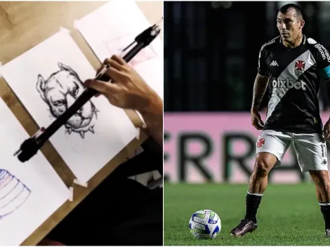 El homenaje que recibe Gary Medel de dibujante fanático de Vasco