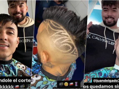 La Roja despeja la mente con visita de barbero