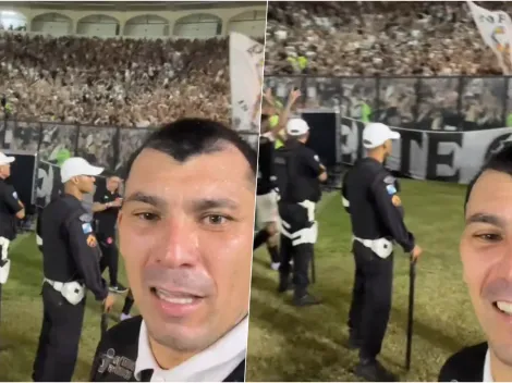 Gary festeja con la hinchada de Vasco: "¡Qué lindo momento!"