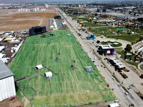 Asi es el sitio donde Cerrillos se abre a recibir el estadio de la U