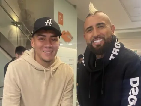 El encuentro de Vidal con el hijo de un histórico albo