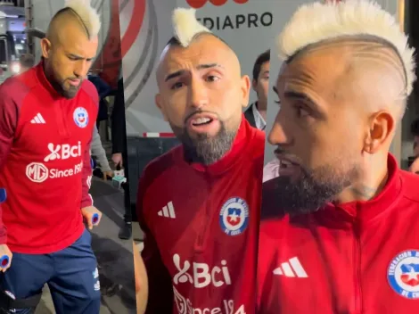 Caos: Vidal enloquece a hinchas y pelea con periodistas en Macul