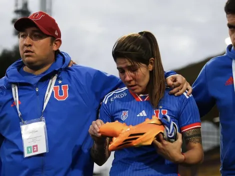 El desconsolado llanto de Carla Guerrero tras la derrota de la U