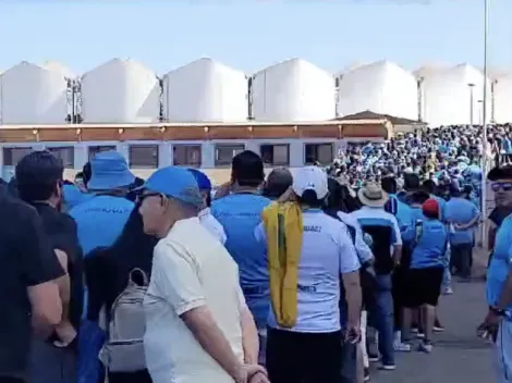 Hinchas de Iquique durmieron afuera del estadio