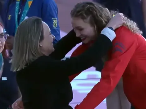 La emotiva entrega de la medalla de oro a Martina Weil