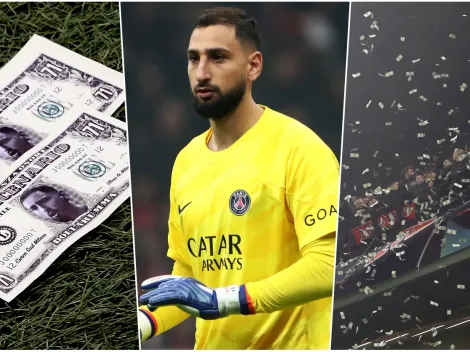 Hinchas del Milan reciben a Donnarumma con billetes: "mercenario"