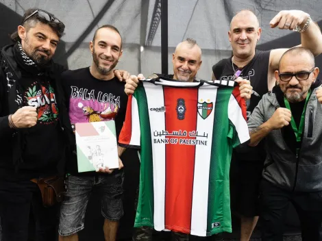 Palestino regala camisetas a Ska-P: "Son la voz de un pueblo"