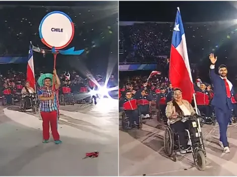 ¡Orgullo nacional! El desfile del Team ParaChile