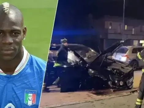 Balotelli protagoniza brutal accidente y se niega a la alcoholemia