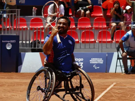 ¡Llegó el oro 14! Cayulef se impone en el tenis en silla de ruedas