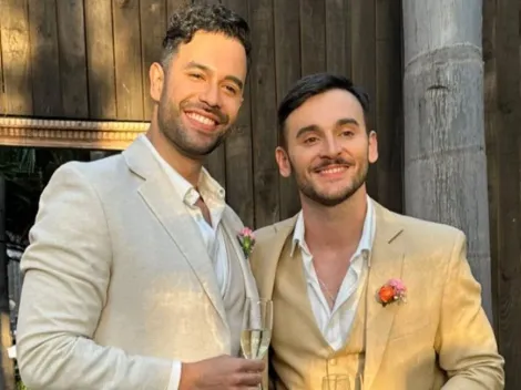 Tomás González se casa con su novio en íntima ceremonia
