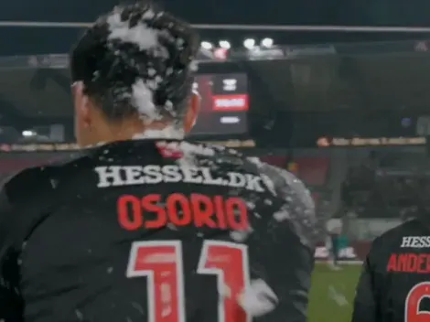 Nieve y orgullo: el día después del golazo de Osorio