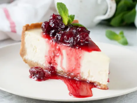 Receta de cheesecake sin horno