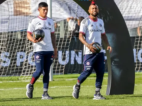 "Mucha historia en una foto": Vidal entrena con el capitán de Colo Colo