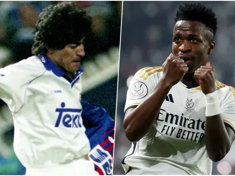 El triplete: Vinícius iguala marca de Zamorano en clásicos españoles