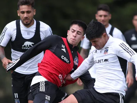 La primera formación de Almirón en Colo Colo