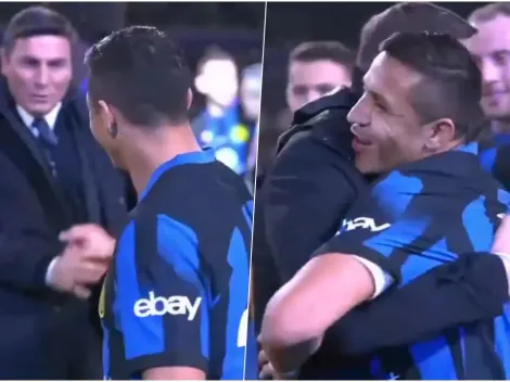 El mensaje "hot" de Zanetti a Alexis tras ganar Supercopa de Italia