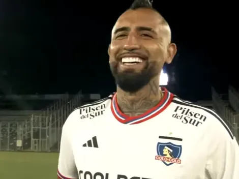 Arturo Vidal arriba a Colo Colo: "Voy a pelear todo"