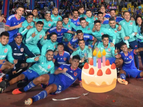 La U festeja cumpleaños con torta tras derrotar la UC