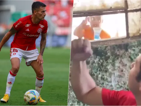 Charles se hace viral con insólito momento junto a hincha