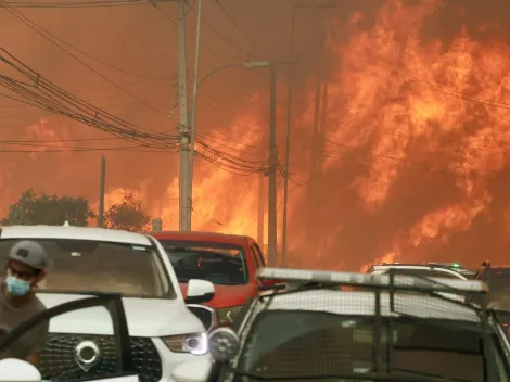 Grave incendio forestal suspende amistoso de Colo Colo