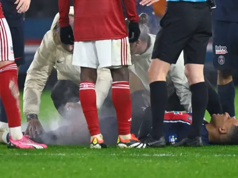 ¡Carnicero! Casi le corta el pie a Kylian Mbappé