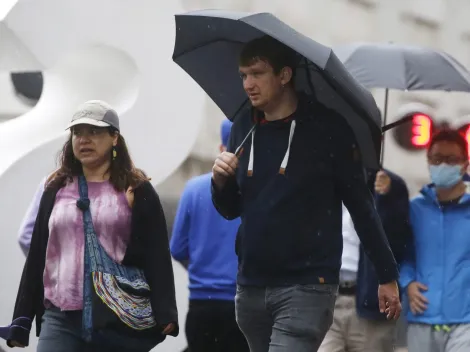 ¿A qué hora llueve este jueves y en qué parte de la Región Metropolitana?