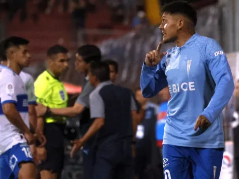 Nico Núñez furia con Castillo tras ingenua expulsión ante Ñublense